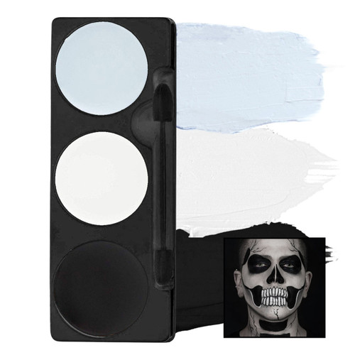 Tri-Color Skeleton Make-Up Palette Mehron