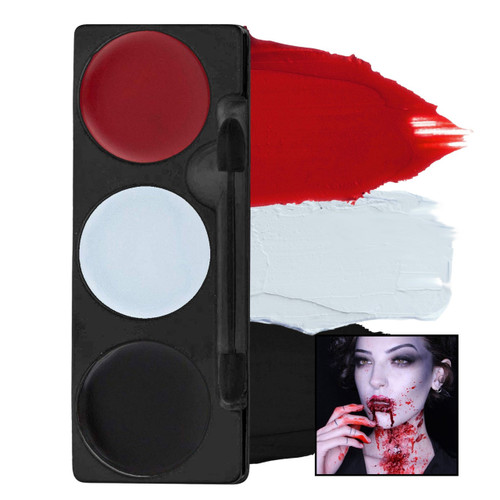 Tri-Color Vampire Make-Up Palette Mehron