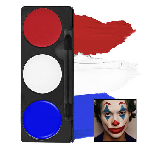 Tri-Color Clown Make-Up Palette Mehron