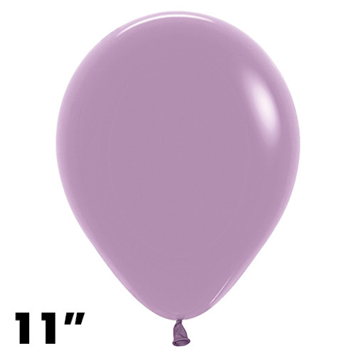 11 Inch Round Pastel Dusk Lavender Sempertex 100ct