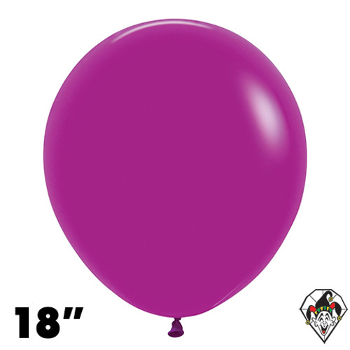 18 Inch Round Deluxe Purple Orchid Sempertex 25ct