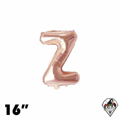 16 Inch Letter Z Champagne Gold Foil Balloon 1ct