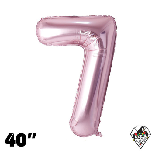 40 Inch Number 7 Rose Gold Foil Balloon 1ct