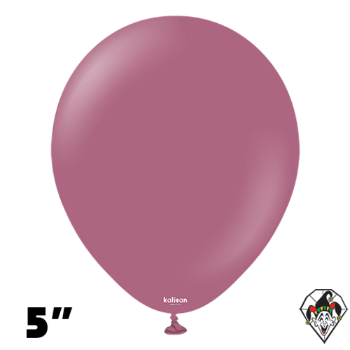 5 Inch Round Retro Wild Berry Balloons Kalisan 100ct