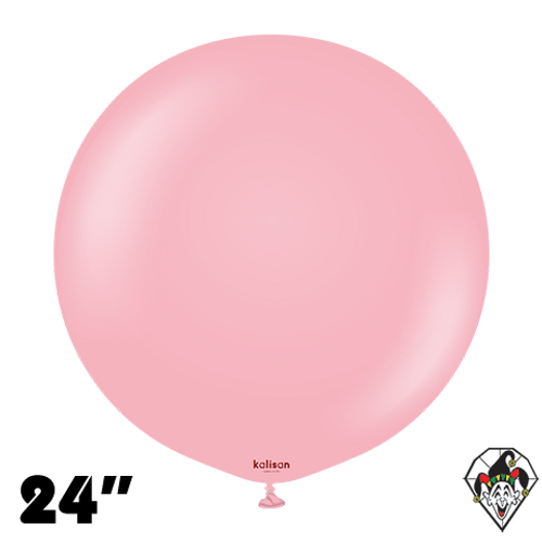 24 Inch Round Standard Flamingo Pink Balloons Kalisan 2ct