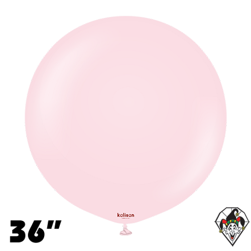 36 Inch Round Standard Light Pink Balloons Kalisan 2ct