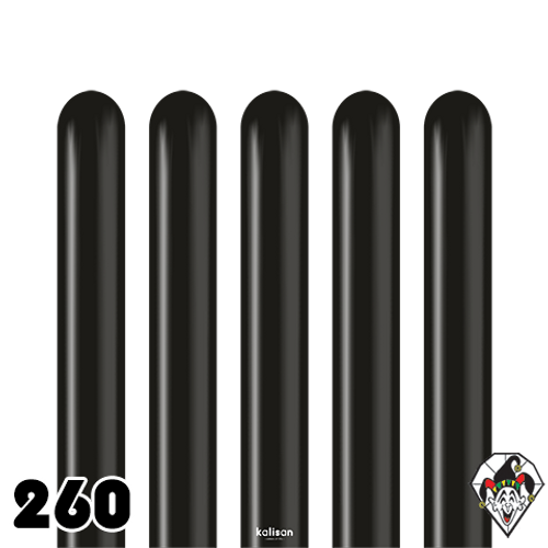 260K Standard Black Balloons Kalisan 100ct