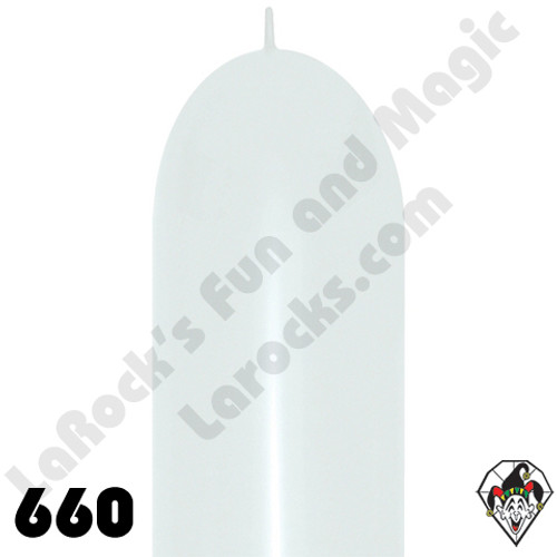 660S Link-O-Loon Fashion White Sempertex 50ct