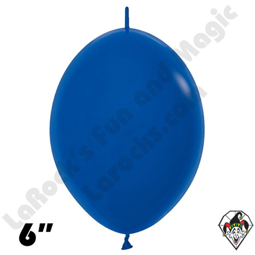 6 Inch Fashion Royal Blue Link-O-Loon Sempertex 50ct