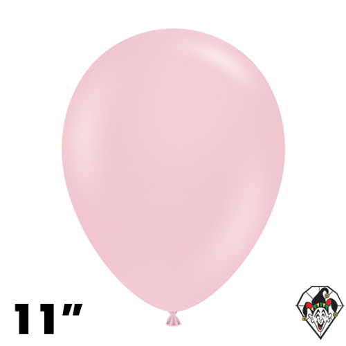 11 Inch Round Pearl Romey Pink Balloons Tuftex 100ct