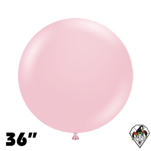 36 Inch Round Pearl Romey Pink Balloons Tuftex 2ct