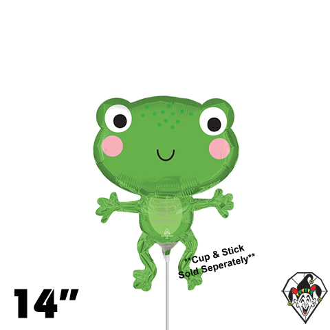 14 Inch Shape Happy Frog Foil Anagram 1ct - Balloon Only