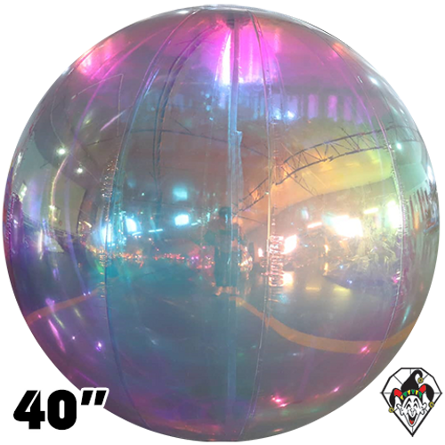 Big Shiny Mirror Ball 40 Inch Holographic 1ct