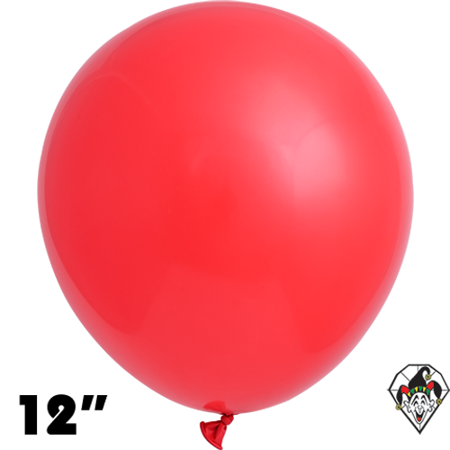 12 Inch Round Standard Red Balloon Elitex 50ct