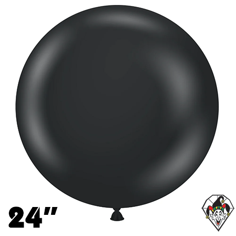 24 Inch Round Effects Shadow Balloons Tuftex 25ct