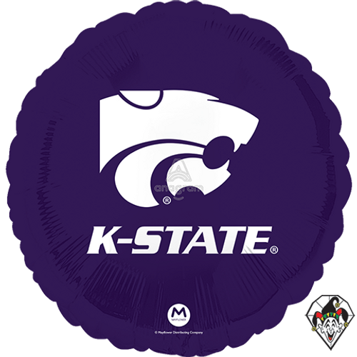 18 Inch Circle Kansas State Foil Balloon Anagram 1ct