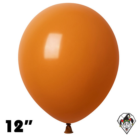 12 Inch Round Caramel Orange Britetex 100ct