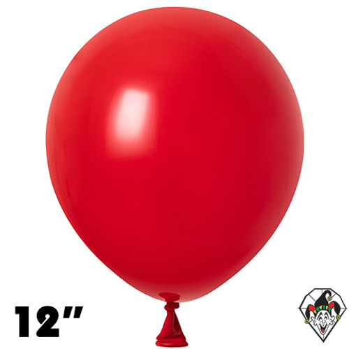 12 Inch Round Crystal Red Britetex 100ct