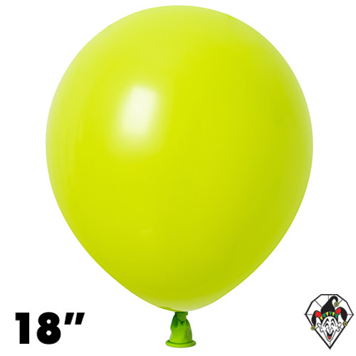 18 Inch Round Lime Green Britetex 25ct