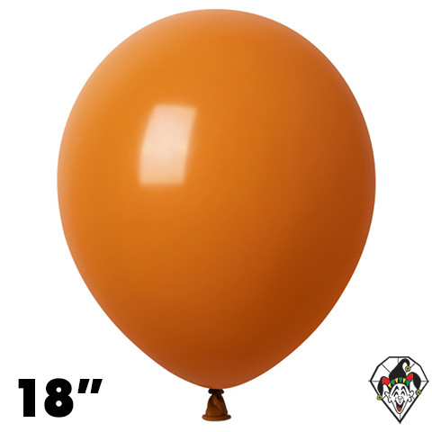 18 Inch Round Caramel Orange Britetex 25ct