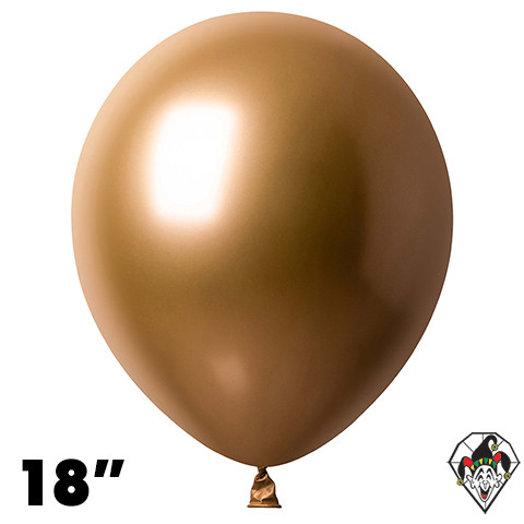 18 Inch Round Chrome Gold Britetex 25ct