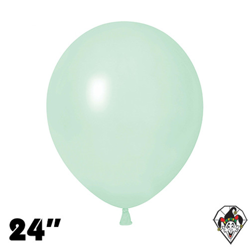 24 Inch Round Macaron Green Britetex 10ct