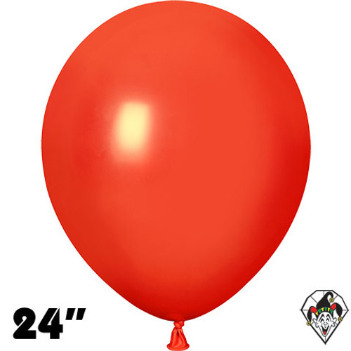 24 Inch Round Bright Red Britetex 10ct