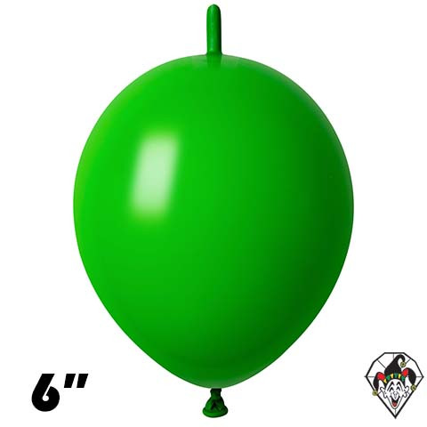 6 Inch Link Apple Green Britetex 50ct