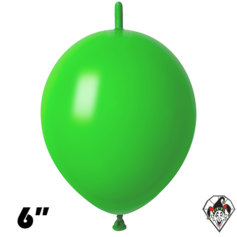 6 Inch Link Apple Green Britetex 50ct