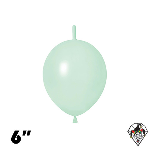 6 Inch Link Macaron Green Britetex 50ct