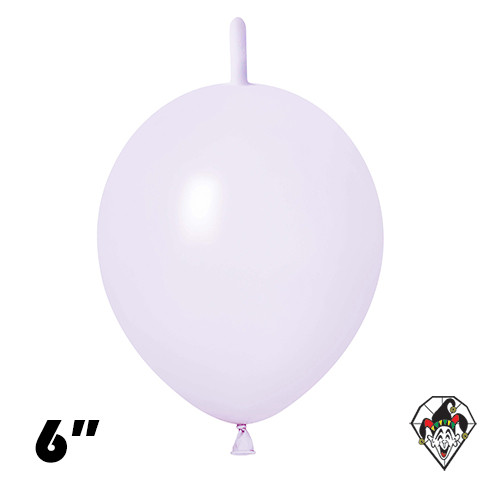 6 Inch Link Macaron Purple Britetex 50ct