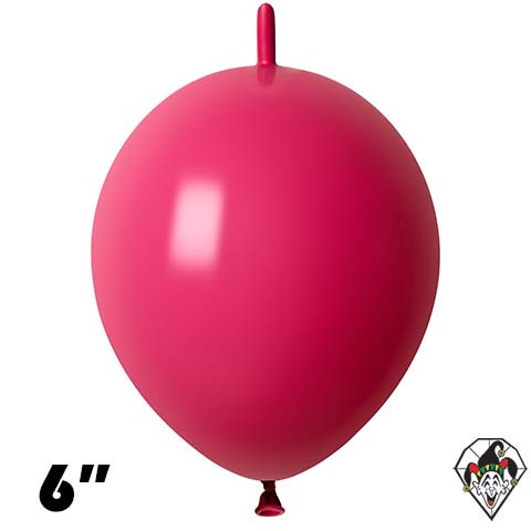 6 Inch Link Flamingo Red Britetex 50ct