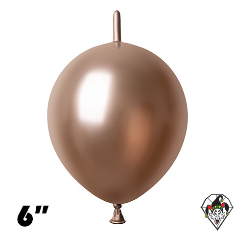 6 Inch Link Chrome Champagne Britetex 50ct