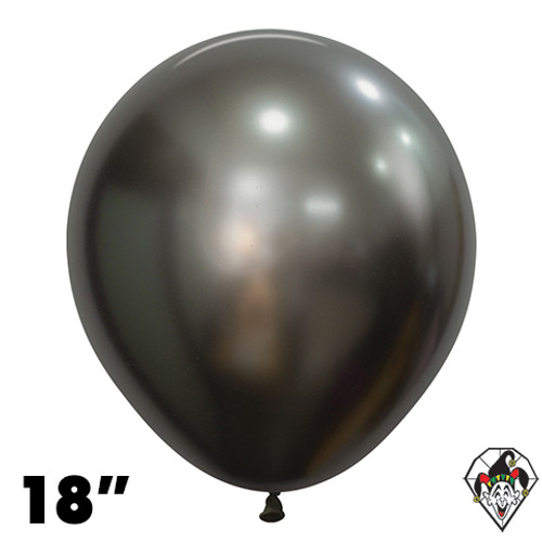 18 Inch Round Silk Midnight Gray Sempertex 25ct