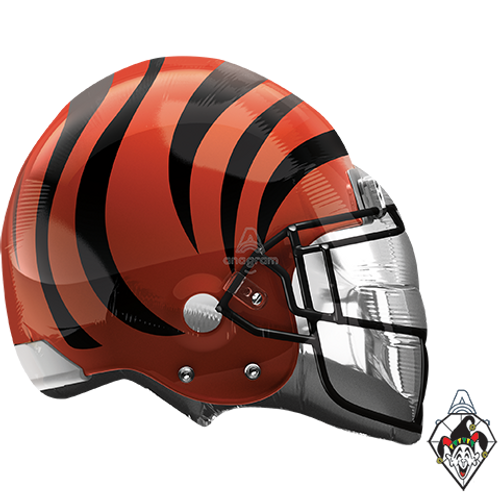 21 Inch Shape Cincinnati Bengals Helmet Foil Balloon Anagram 1ct
