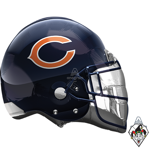 21 Inch Shape Chicago Bears Helmet Foil Balloon Anagram 1ct