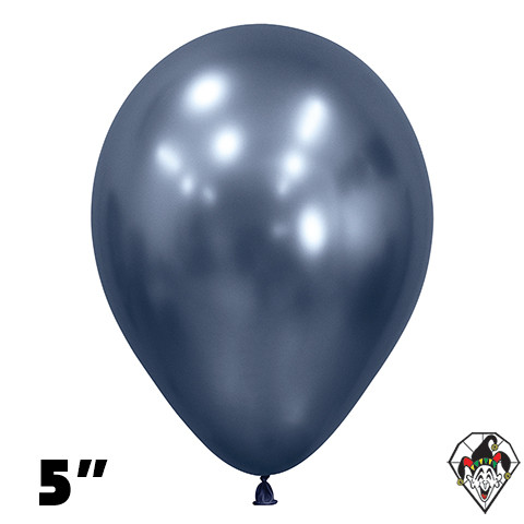 5 Inch Round Reflex Galaxy Blue Sempertex 100ct