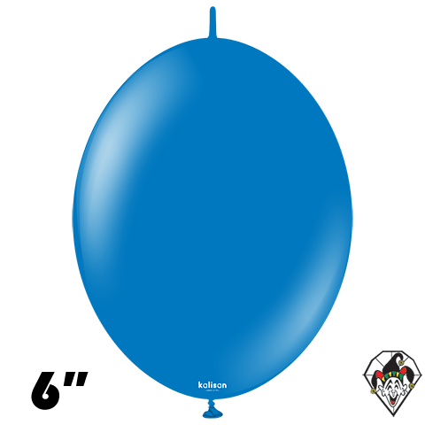 6 Inch K-Link Standard Blue Balloon Kalisan 50ct