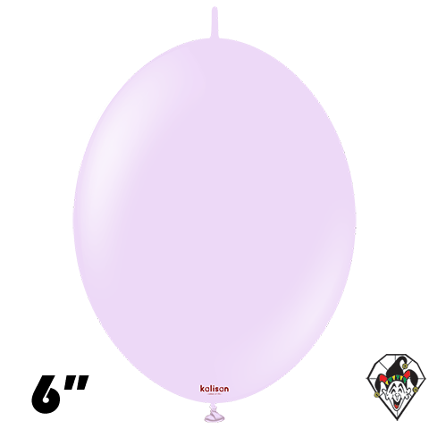 6 Inch K-Link Macaron Lilac Balloon Kalisan 50ct