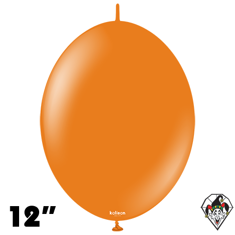 12 Inch K-Link Standard Orange Balloon Kalisan 50ct