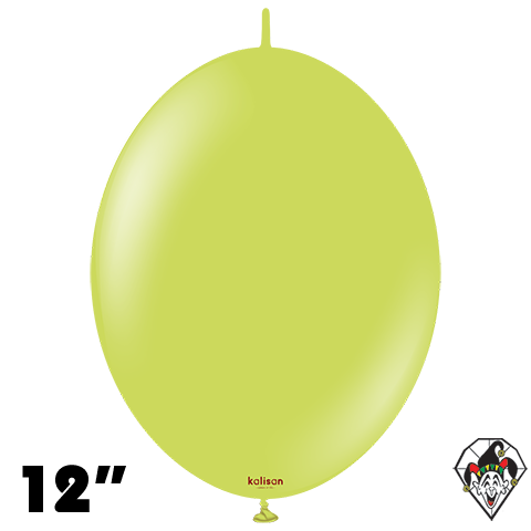 12 Inch K-Link Standard Lime Green Balloon Kalisan 50ct