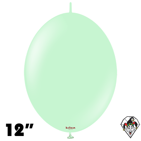12 Inch K-Link Macaron Green Balloon Kalisan 50ct