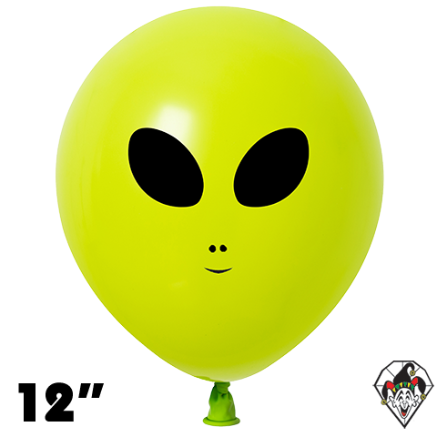 12 Inch Round Alien Lime Green Britetex 50ct