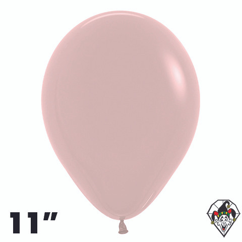11 Inch Round Deluxe Creamy Blush Sempertex 100ct