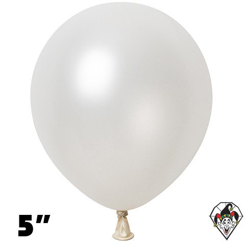 5 Inch Round Pearl White Britetex 100ct
