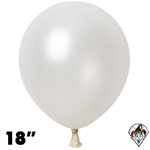 18 Inch Round Pearl White Britetex 25ct