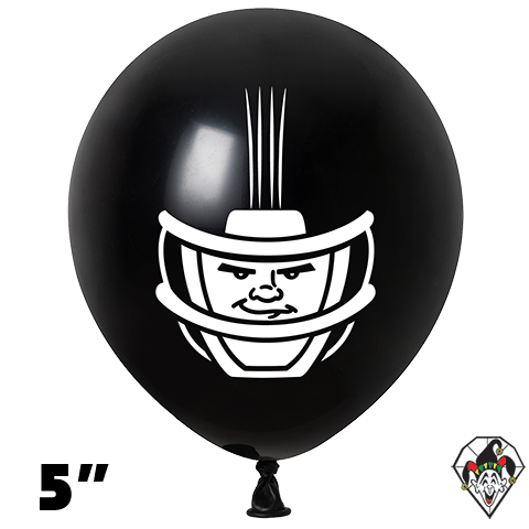 5 Inch Round Helmet Black by Dylan Rowe Britetex 100ct