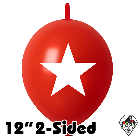 12 Inch Link Star Red Britetex 50ct