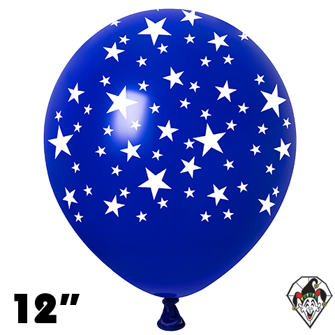 12 Inch Round Stars-A-Round Royal Dark Blue Britetex 50ct