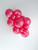 5 Inch Round Metallic Fuchsia Balloons Tuftex 50ct